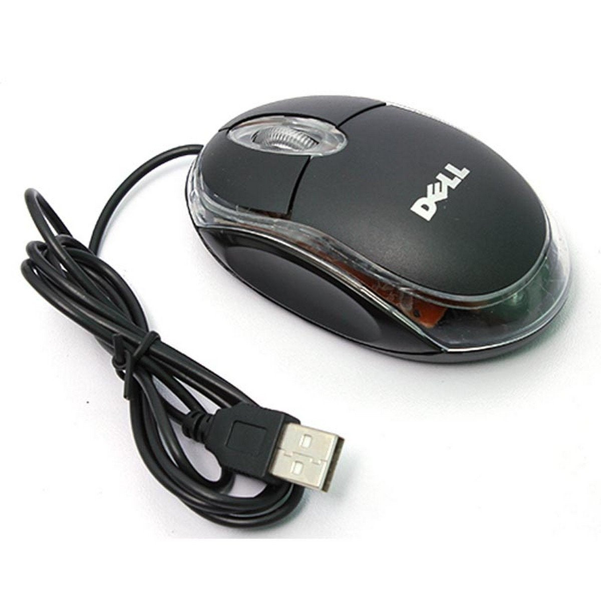 DELL OPTICAL MOUSE | Dell MS116 / WM126 USB Optical Wired Mouse with 1000 DPI Tracking & Ergonomic Ambidextrous Design f