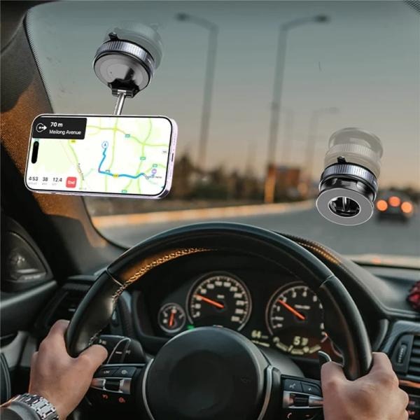 SPEEDX SX-M01 360° MAGNETIC CAR PHONE HOLDER | Universal Dashboard Magnetic Mobile Mount with 360 Swivel Ball Joint & Heavy Duty Hold