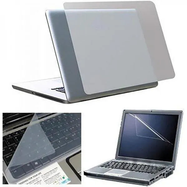 3 IN 1 LAPTOP SKIN PACK | Complete Full Body Vinyl Protective Decal Wrap with Top Cover, Keyboard Palm Rest & Bottom Screen Guard