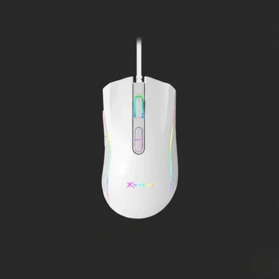 XTRIKE ME GM-314 WIRED GAMING MOUSE WHITE | Xtrike Me GM-314 Ergonomic White Optical Gaming Mouse with 6 Control Buttons