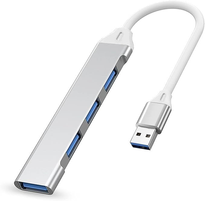 USB to USB Hub 4 Port – High-Speed Multiport Splitter Adapter for Laptops, Desktop PC, Smart TVs & Gaming Consoles