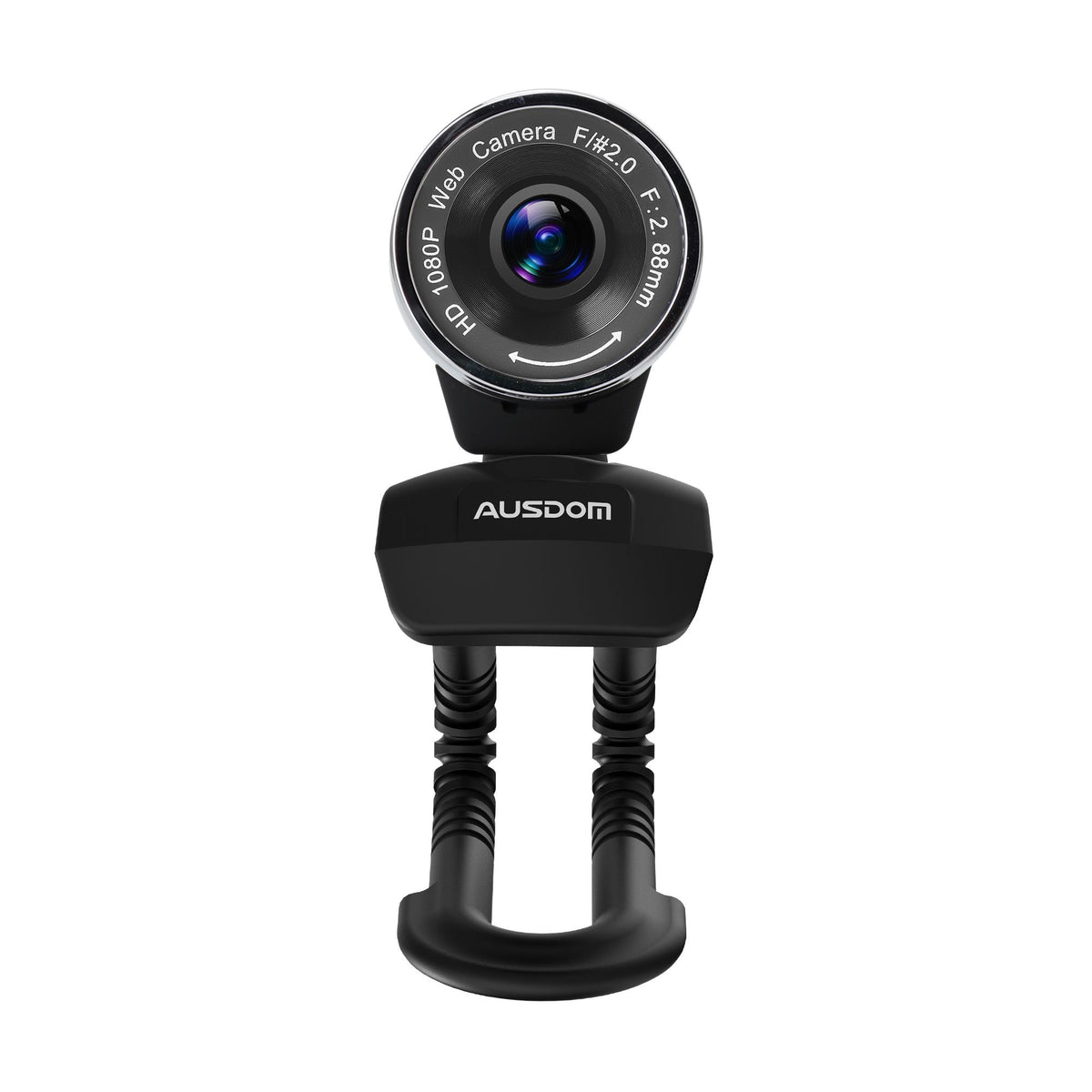 AUSDOM AW615 WEBCAM 1920X1080P FULL HD 2.1MP USB 3.0 WEB CAM WITH MICROPHONE | Desktop Computer Camera with Noise Reduction Mic & Adjustable Clip