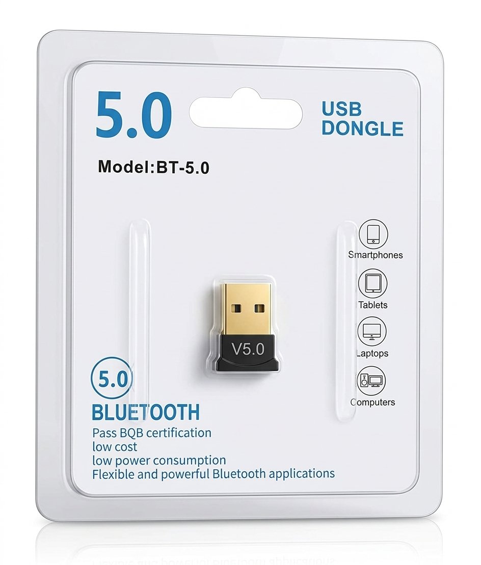 USB BLUETOOTH 5.0 ADAPTER TRANSMITTER AUDIO RECEIVER | Dual-Function Bluetooth 5.0 USB Wireless Dongle & Receiver for PC