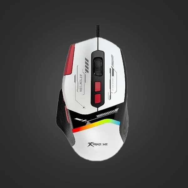 XTRIKE ME GM-323 RGB 12800 DPI WIRED GAMING MOUSE | Xtrike Me GM-323 Ergonomic Wired Optical Gaming Mouse with 8 Program