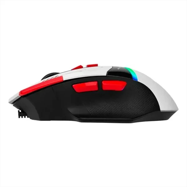 XTRIKE ME GM-323 RGB 12800 DPI WIRED GAMING MOUSE | Xtrike Me GM-323 Ergonomic Wired Optical Gaming Mouse with 8 Programmable Buttons, 12800 DPI High-Precision Sensor & Dynamic RGB Illumination for PC Desktop & Laptop