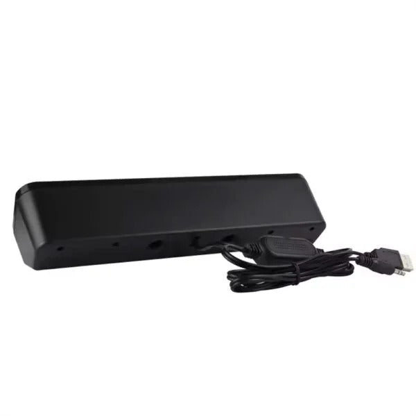 KISONLI I-610 USB HOME THEATER SYSTEM SOUNDBAR SPEAKER | Compact Desktop Soundbar Speaker with Dynamic Stereo Sound, 3.5mm Audio & USB Power