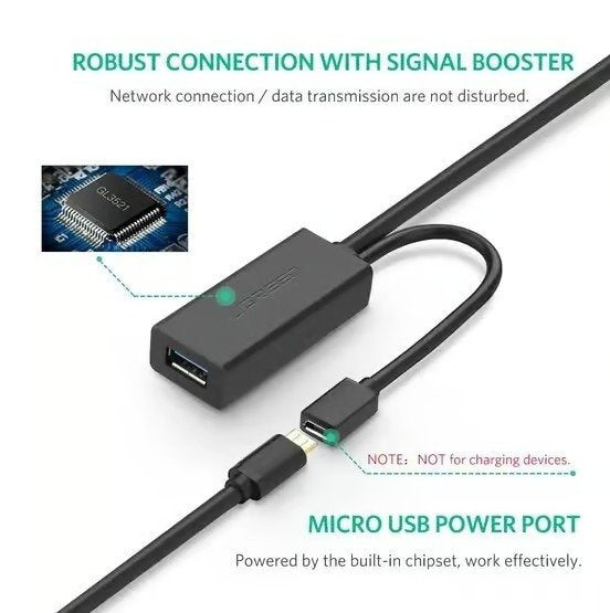 UGREEN USB 3.0 Male to Female Active Extension Cable with Signal Booster (5M / 10M)
