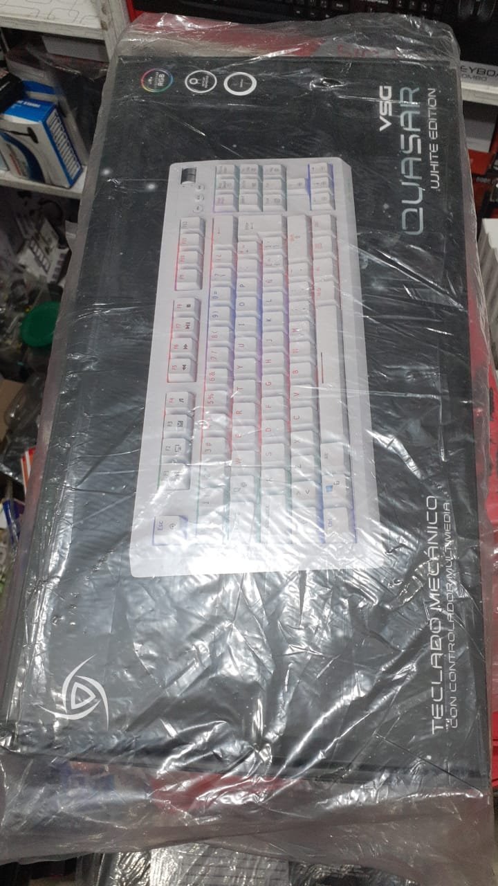 VSG Quasar TKL RGB White Switch Brown: Best Gaming Keyboard
