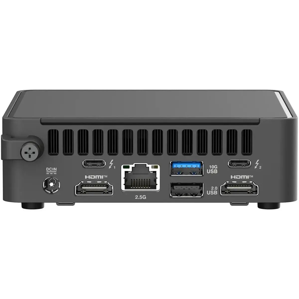 Asus NUC 15 Pro Black Commercial Barebone Mini PC Kit with Intel Core Ultra 7 255H Processor, Integrated Intel Arc 140T Graphics, Dual Thunderbolt 4, 2.5G Ethernet, Wi-Fi 7 & US Power Cord (Memory & Storage Sold Separately)