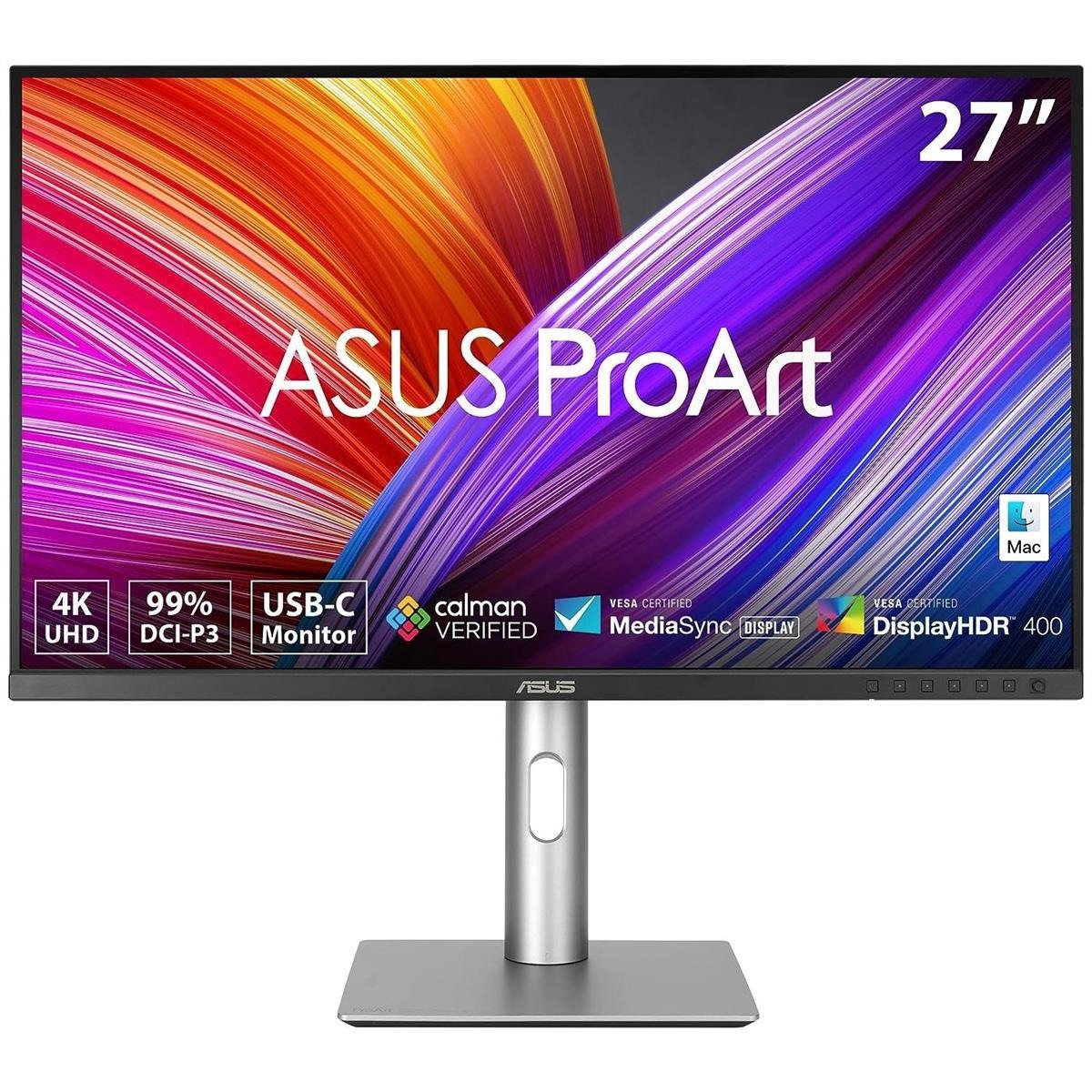 ASUS ProArt Display PA279CRV 27" 4K UHD (3840 x 2160) Professional IPS Monitor with 60Hz Refresh Rate, 5ms GTG Response 