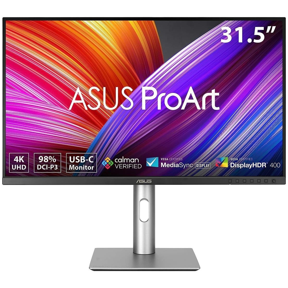 ASUS ProArt Display PA329CRV 31.5" 4K UHD (3840 x 2160) Professional IPS Monitor with 98% DCI-P3 / 100% sRGB, Calman Ver
