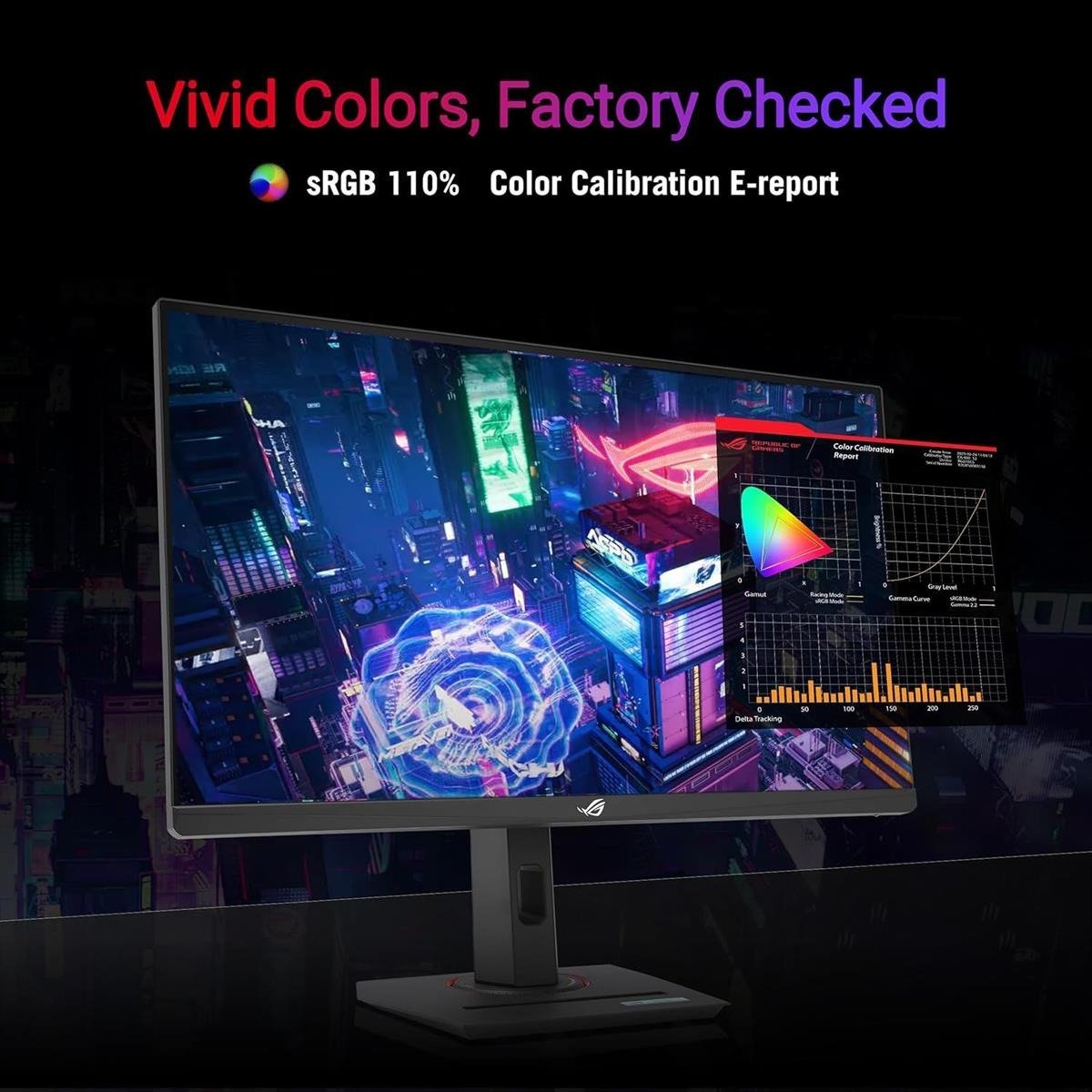 ASUS ROG Strix XG259CMS 24.5" Full HD (1920 x 1080) Fast IPS Esports Gaming Monitor with 310Hz Refresh Rate, 1ms GTG Response Time, ELMB Sync, USB Type-C & Full Ergonomic Stand