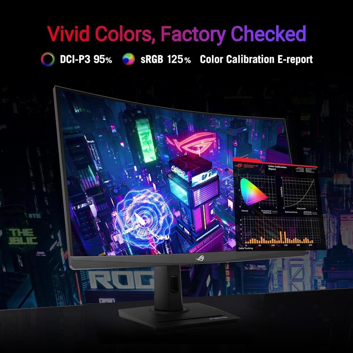 ASUS ROG Strix XG32WCMS 31.5" 2K QHD (2560 x 1440) 1500R Curved Gaming Monitor with 280Hz (Overclocked) Refresh Rate, 1ms GTG Response Time, Extreme Low Motion Blur Sync (ELMB Sync), FreeSync Premium, HDR10, USB-C Power Delivery & Tripod Socket