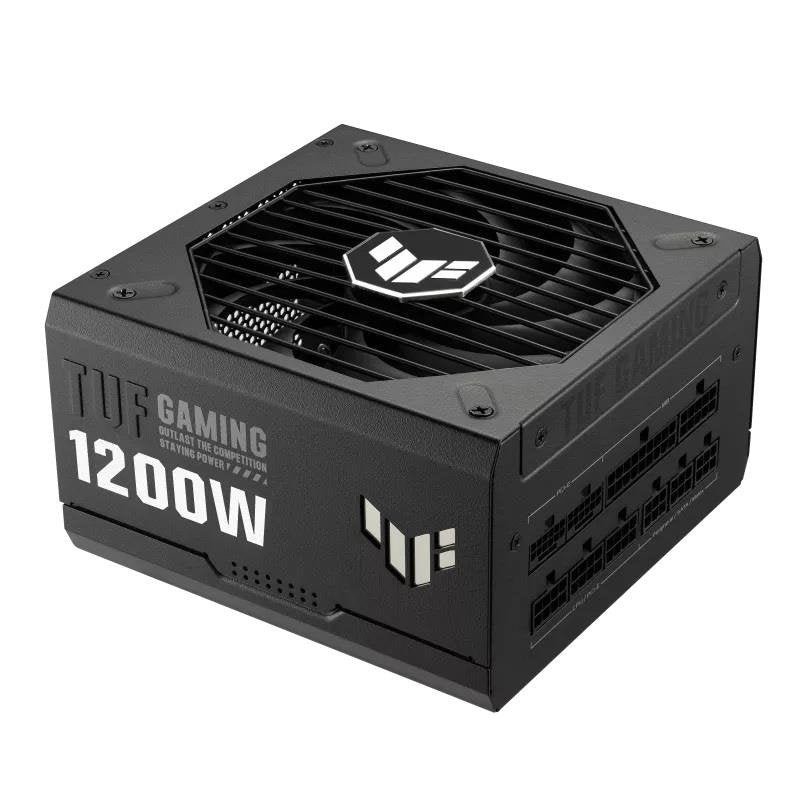 TUF GAMING 1200G 1200W 80 PLUS Gold Fully Modular Power Supply with ATX 3.0 Compliance, Native PCIe 5.0 12VHPWR Cable, Dual Ball Fan Bearings & Military-Grade Components