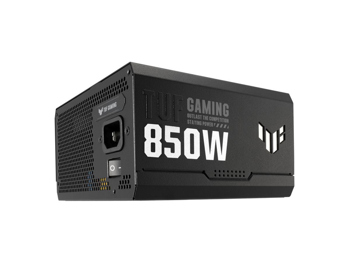TUF GAMING 850G EVO 850W 80 PLUS Gold Fully Modular Power Supply with ATX 3.1 Compliance, Native PCIe 5.1 12V-2x6 Cable, Dual Ball Fan Bearings & Military-Grade Components