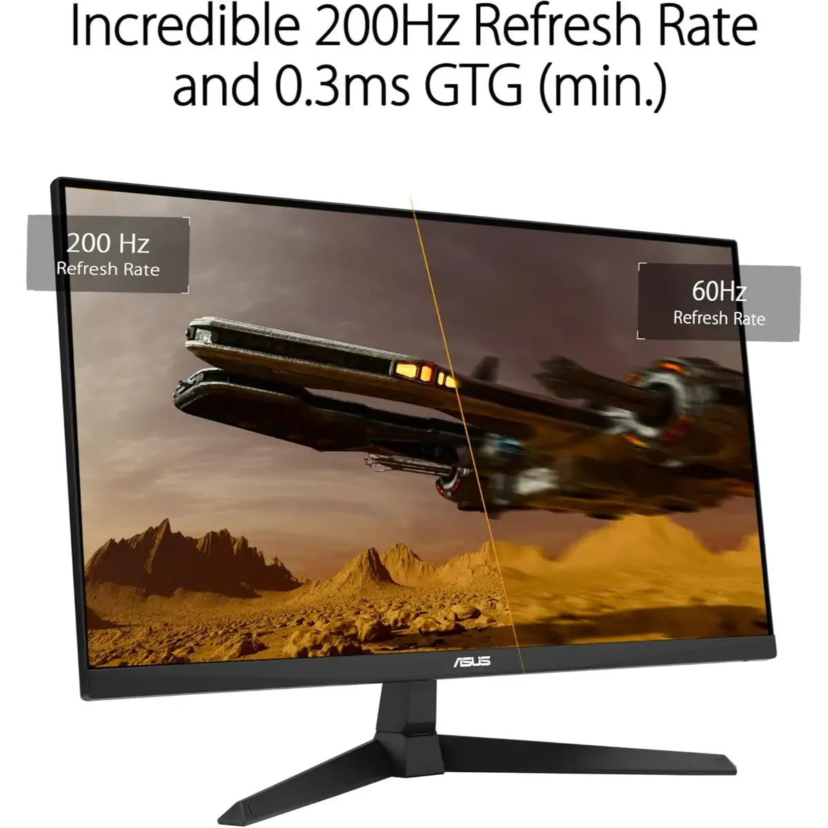 ASUS TUF Gaming VG259QM5A 24.5" Full HD (1920 x 1080) Fast IPS Gaming Monitor with 240Hz Refresh Rate, 0.3ms GTG Response Time, ELMB Sync, G-SYNC Compatible & Adaptive-Sync Support