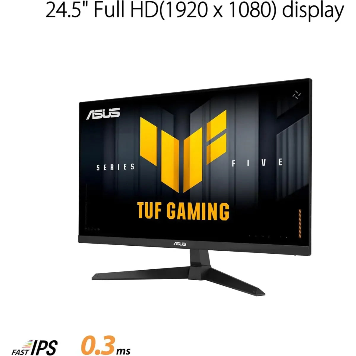 ASUS TUF Gaming VG259QM5A 24.5" Full HD (1920 x 1080) Fast IPS Gaming Monitor with 240Hz Refresh Rate, 0.3ms GTG Response Time, ELMB Sync, G-SYNC Compatible & Adaptive-Sync Support