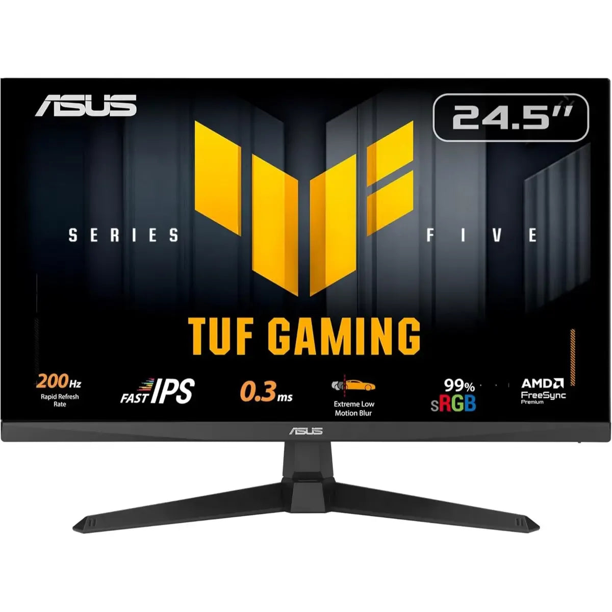 ASUS TUF Gaming VG259QM5A 24.5" Full HD (1920 x 1080) Fast IPS Gaming Monitor with 240Hz Refresh Rate, 0.3ms GTG Respons