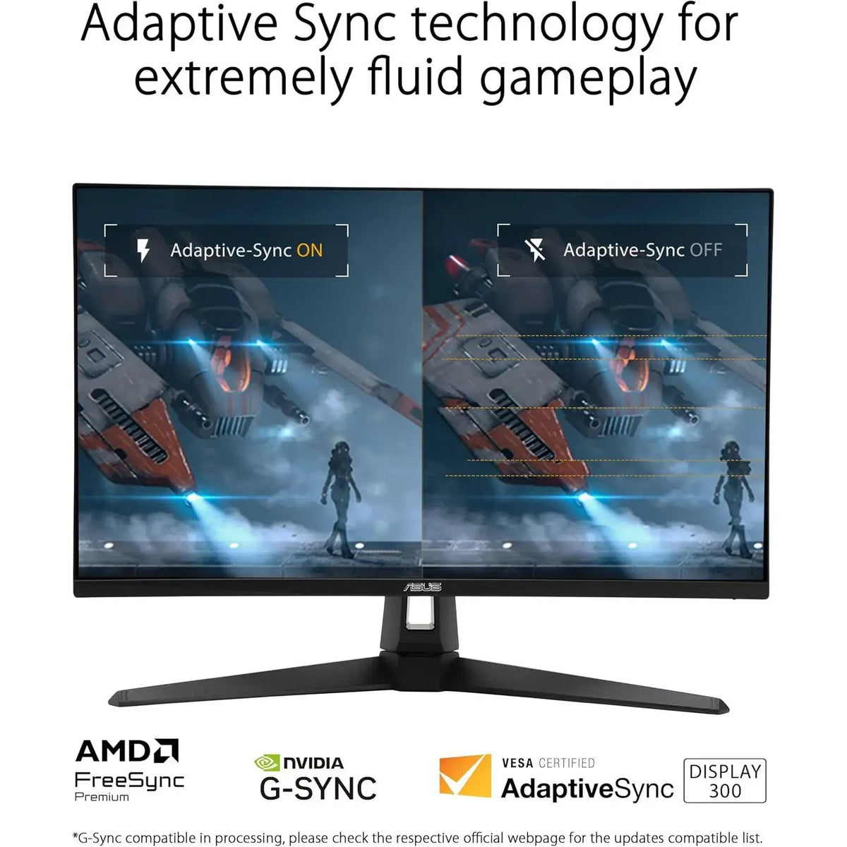 ASUS TUF Gaming VG27AQ5A 27" 2K QHD (2560 x 1440) Fast IPS Gaming Monitor with 210Hz Refresh Rate, 0.3ms GTG Response Time, ELMB Sync, FreeSync Premium & HDR10