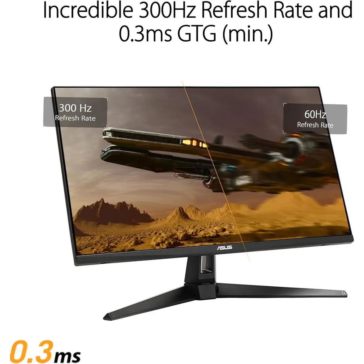 ASUS TUF Gaming VG27AQ5A 27" 2K QHD (2560 x 1440) Fast IPS Gaming Monitor with 210Hz Refresh Rate, 0.3ms GTG Response Time, ELMB Sync, FreeSync Premium & HDR10