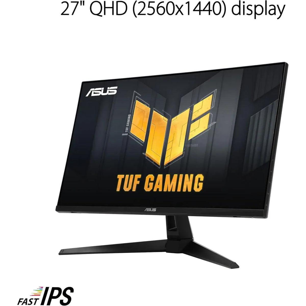 ASUS TUF Gaming VG27AQ5A 27" 2K QHD (2560 x 1440) Fast IPS Gaming Monitor with 210Hz Refresh Rate, 0.3ms GTG Response Time, ELMB Sync, FreeSync Premium & HDR10