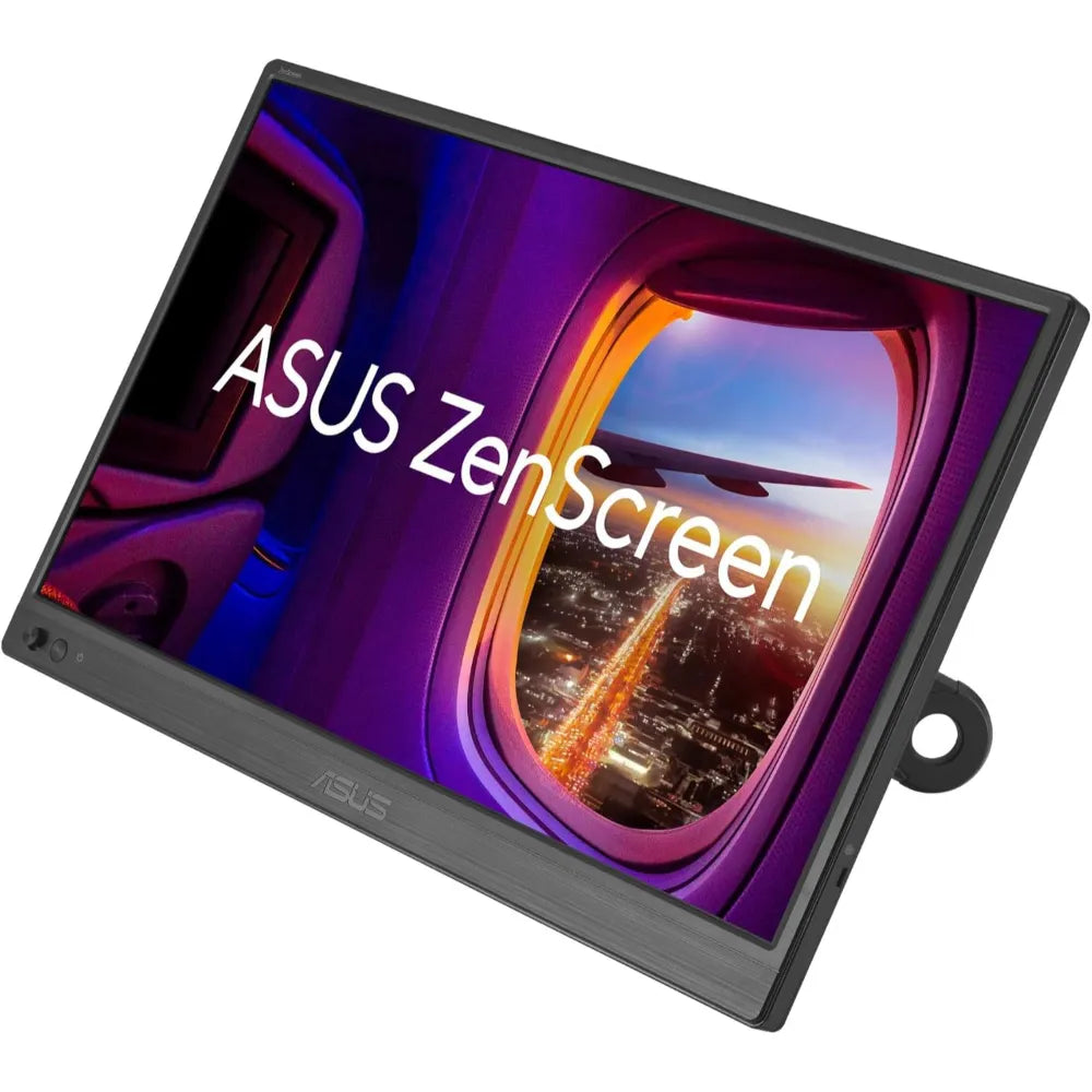 ASUS ZenScreen MB169CK 15.6" Full HD (1920 x 1080) IPS Portable Monitor with USB Type-C Connectivity, 60Hz Refresh Rate, 5ms Response Time, Anti-Glare Surface & Foldable Smart Case