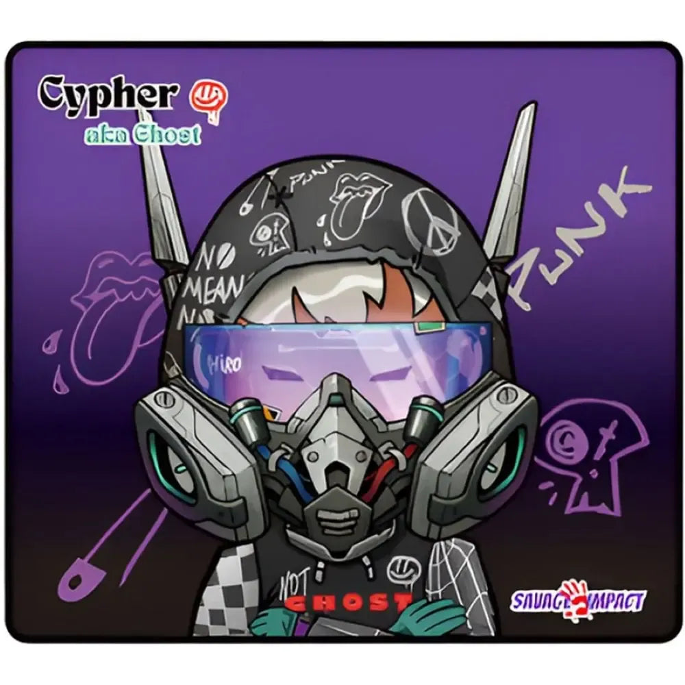BLOODY BP-45W MOUSE PAD | x Savage Waterproof Mouse Pad 45 x 40 x 0.5 cm Cypher Ghost