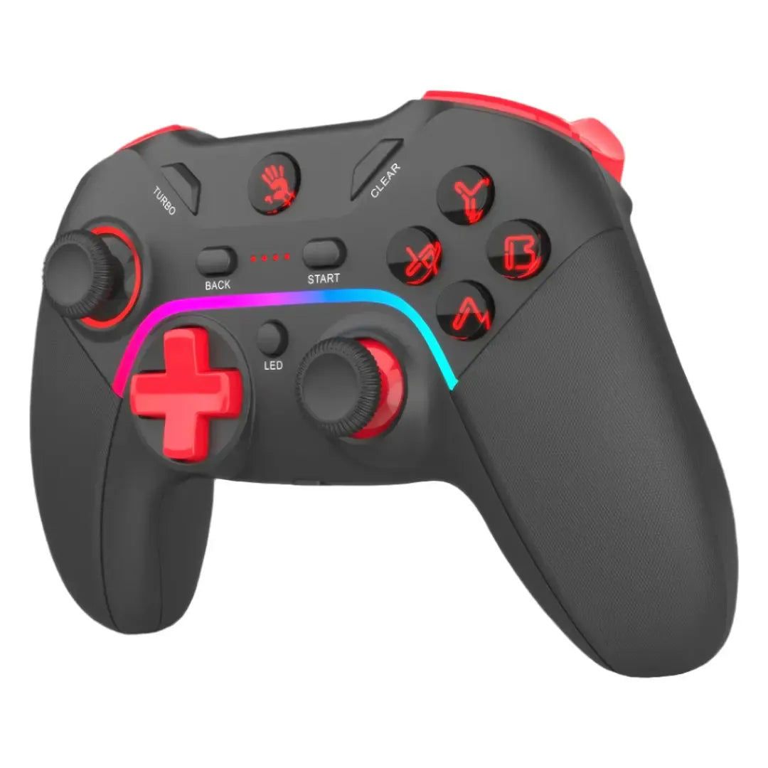 BLOODY GPW70 GAMEPAD SPORTS BLACK | Gamepad Dual Mode 2.4G Wireless & USB Wired Connection