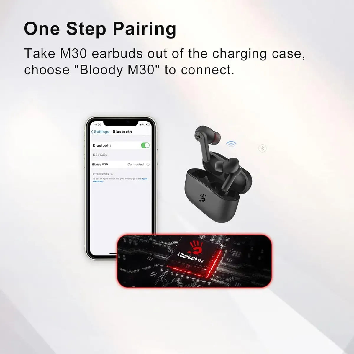 BLOODY M30 TRUE WIRELESS EARBUDS | True Wireless Earphone