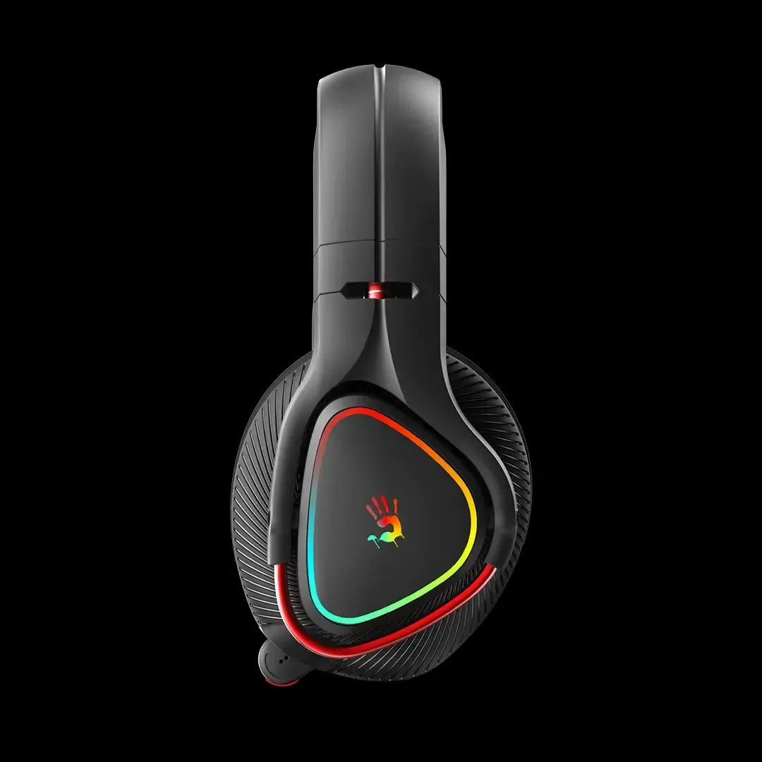 BLOODY MR720 GAMING HEADSET | Bluetooth + 2.4GHz + Wired Multi-Mode Connection RGB Gaming Headphone
