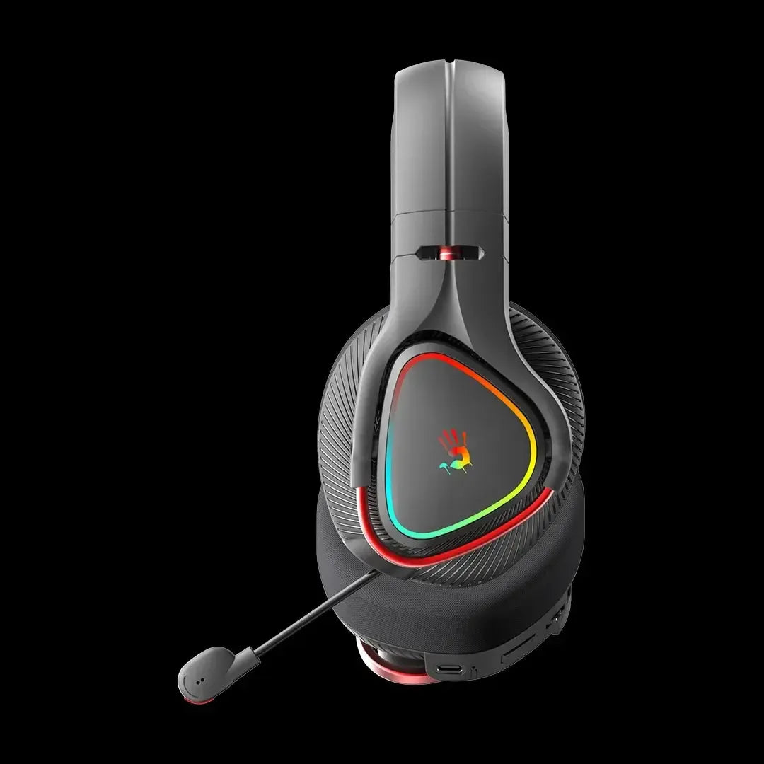BLOODY MR720 GAMING HEADSET | Bluetooth + 2.4GHz + Wired Multi-Mode Connection RGB Gaming Headphone