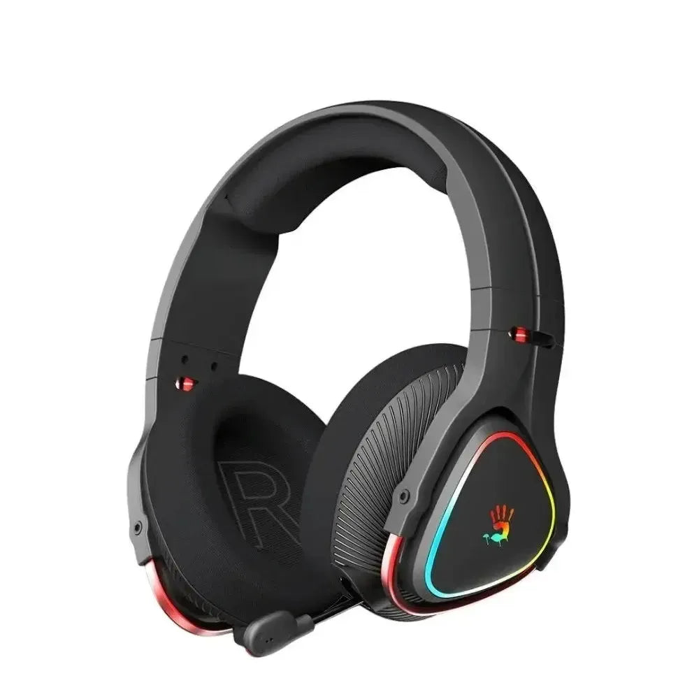 BLOODY MR720 GAMING HEADSET | Bluetooth + 2.4GHz + Wired Multi-Mode Connection RGB Gaming Headphone