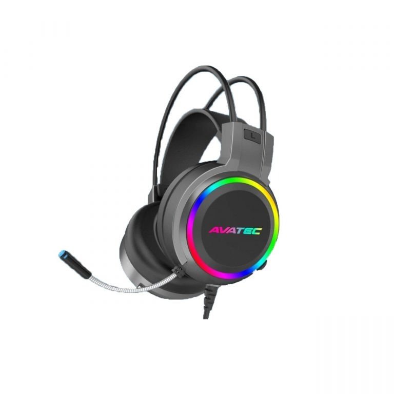 Audifono Gaming Avatec CHS-3069UB – USB 7.1 Surround Sound Gaming Headset with Flexible Mic & Dynamic RGB Lighting