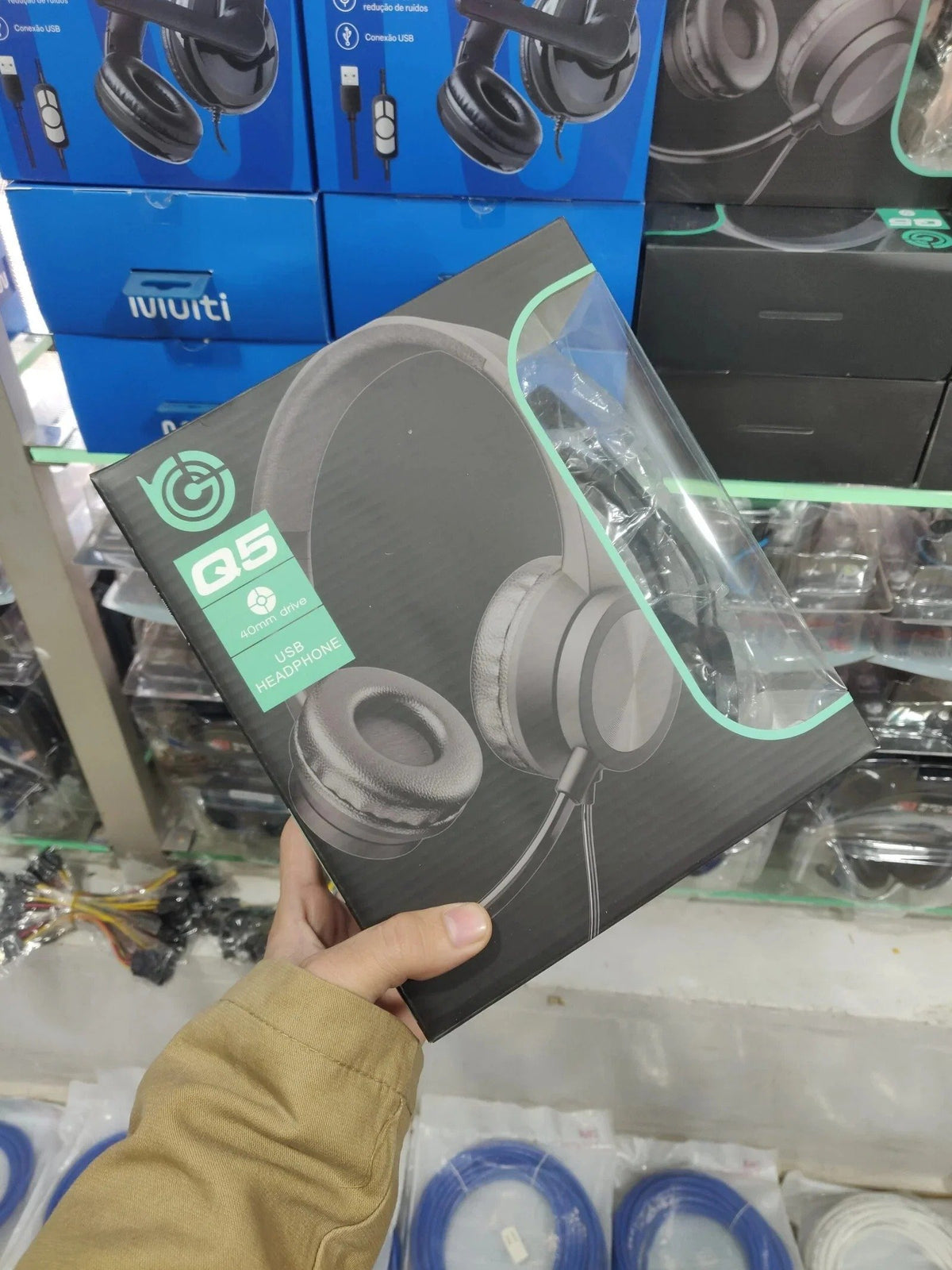 TUCCI Q5 USB Gaming Headset | Professional Hi-Fi Driver & Noise Cancelling Mic