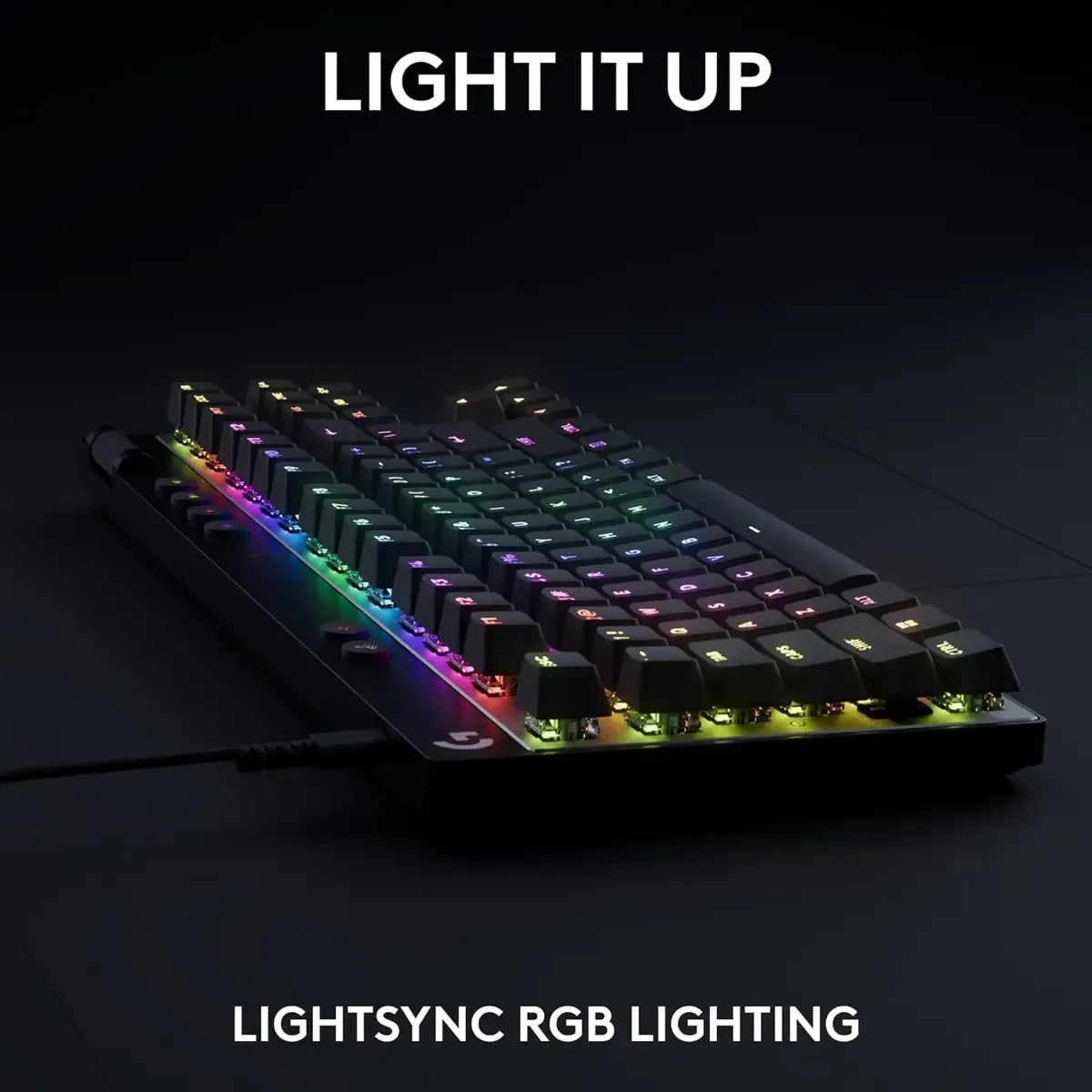 Logitech G Pro X TKL Rapid Tenkeyless Wired Gaming Keyboard - Black