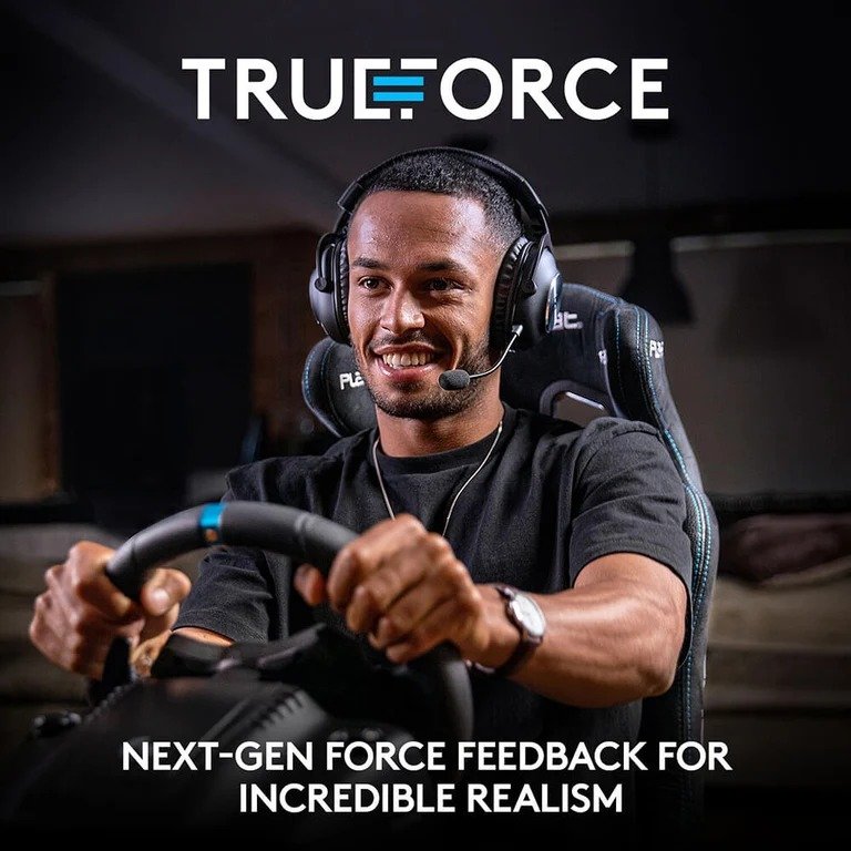 Logitech G923 Steering Wheel Trueforce Racing for PlayStation and PC