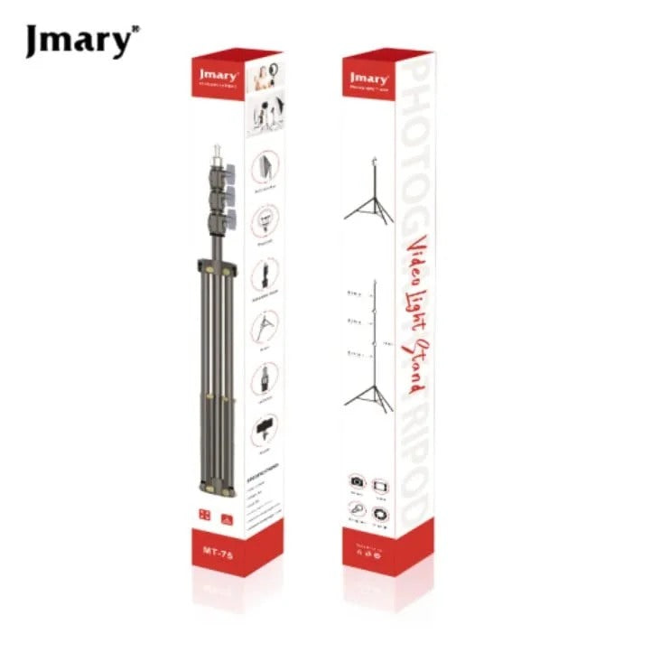 JMARY MT-75 LIGHT TRIPOD STAND FOR SOFTBOX RING LIGHTS AND MOBILE PHONES