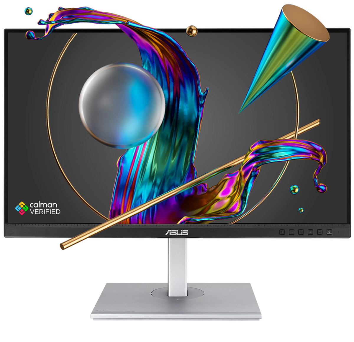 ASUS ProArt Display PA279CV 27" 4K UHD (3840 x 2160) Professional IPS Monitor with 60Hz Refresh Rate, 5ms GTG Response Time, 65W USB-C Power Delivery, Factory Calibrated △E < 2, 100% sRGB / Rec. 709, Calman Verified & Full Ergonomic Stand