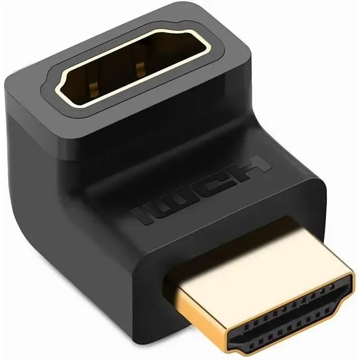 UGREENGold Plated 4K HDMI Male to Female Connector Extension Adapter Coupler for Wall-Mounted TV, Monitor & Streaming St