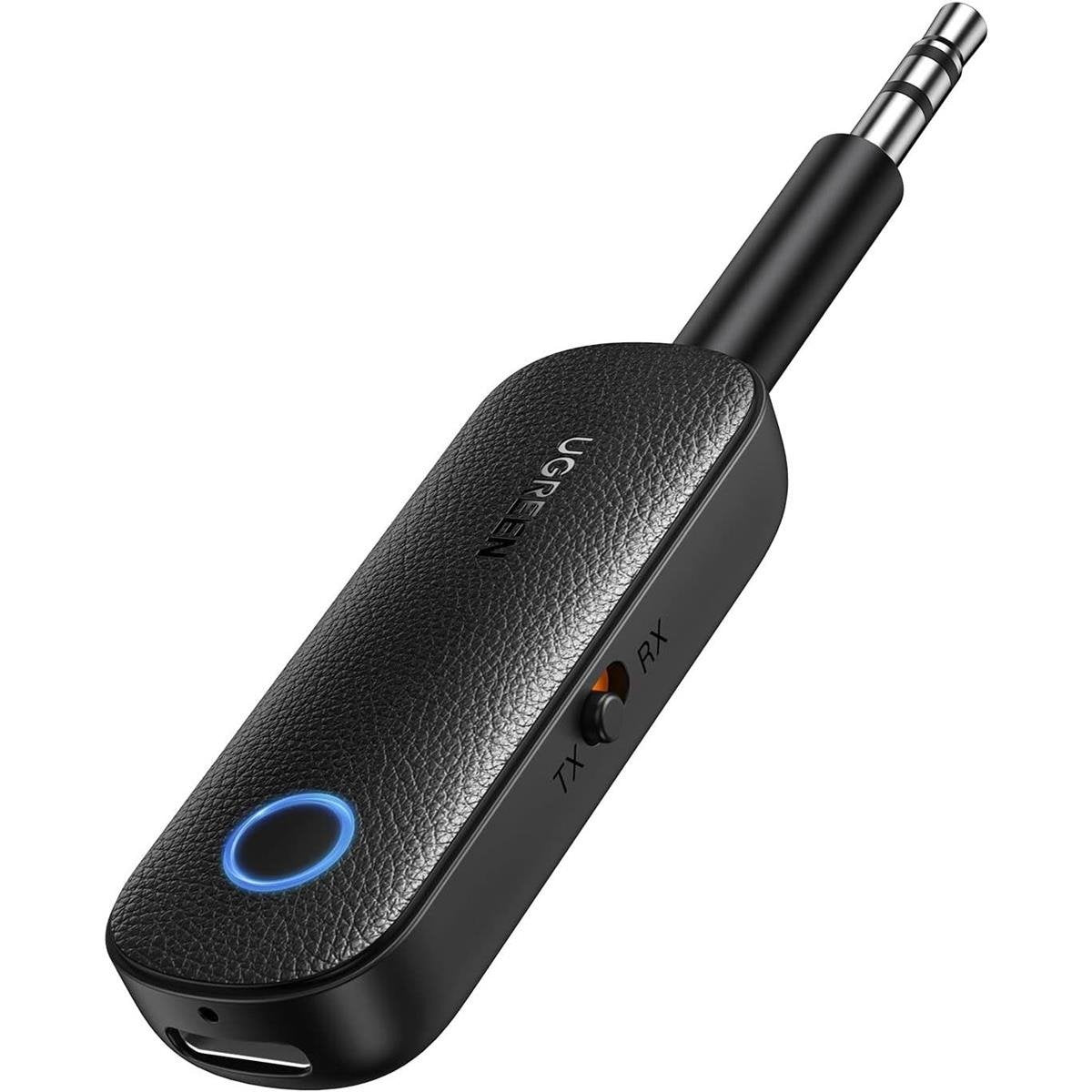 UGREEN Bluetooth Transmitter&Receiver Black(5.0) 80893 2-in-1 Wireless 3.5mm AUX Audio Adapter (CM403)