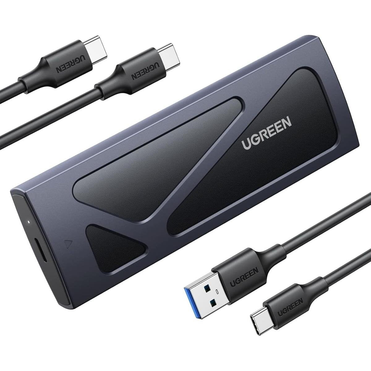 Ugreen M.2 NVMe SSD Enclosure, Tool-Free NVMe Enclosure, 10Gbps NVMe to USB Adapter with USB 3.2 Gen2, Aluminum M2 SSD E