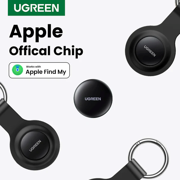 UGREEN Smart Bluetooth Finder Apple Find My Certified Anti-Lost Item Tracker Tag for Keys, Wallets & Luggage