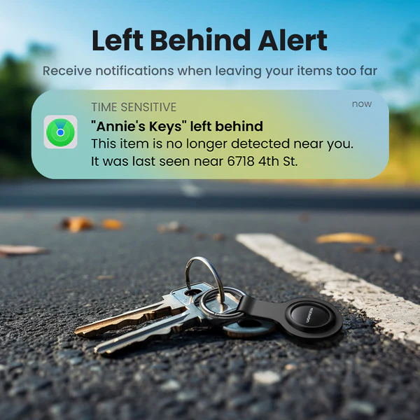UGREEN Smart Bluetooth Finder Apple Find My Certified Anti-Lost Item Tracker Tag for Keys, Wallets & Luggage