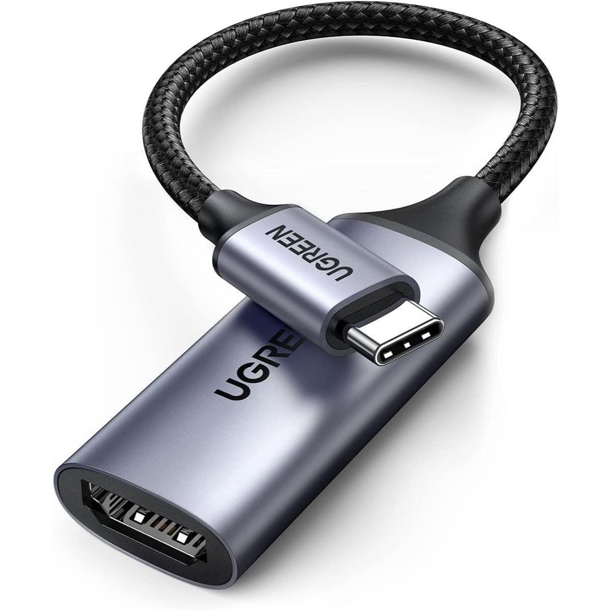 UGREEN USB-C to HDMI Adapter 4K@60Hz High-Speed Type-C to HDMI Video Converter for MacBook, iPad Pro, Surface, XPS & And