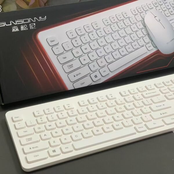 Sunsonny S-R3000X Rechargeable Wireless Keyboard & Mouse Combo