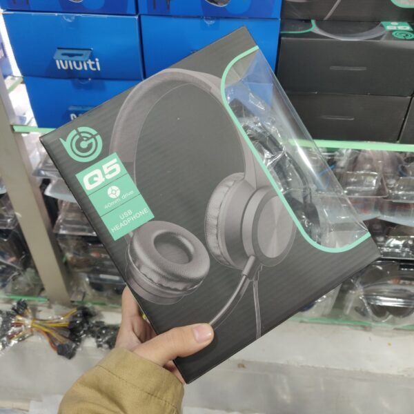 TUCCI Q5 USB Gaming Headset | Professional Hi-Fi Driver & Noise Cancelling Mic