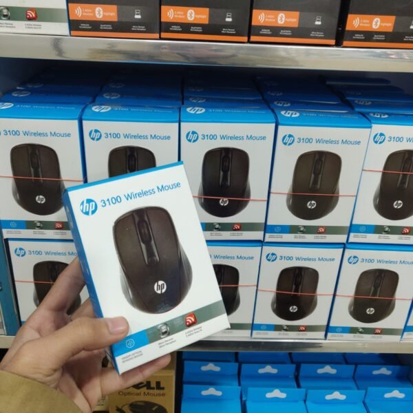 HP 3100 Wireless Optical Mouse | Ergonomic Design | Model W3100