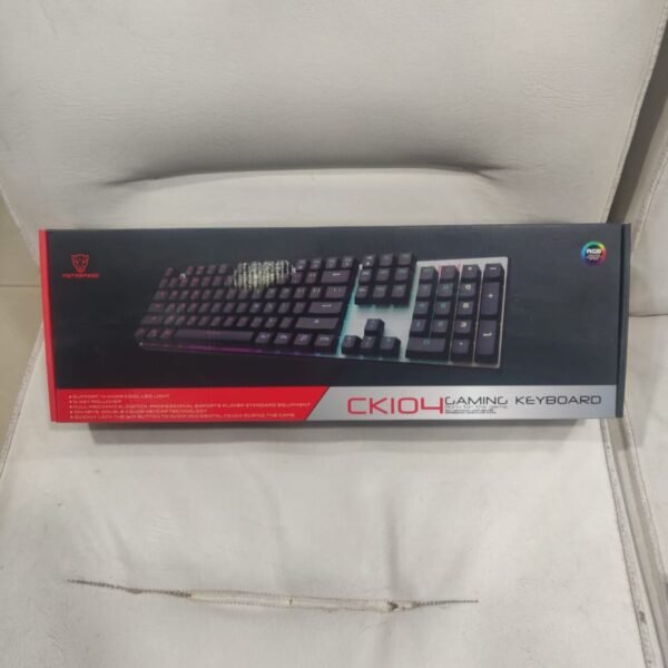 aluminum mechanical keyboard blue switch.