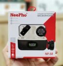 NeePho NP-58 Wireless Collar Clip Microphone | 2-in-1 for Android & iPhone