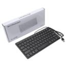 Buy the K-1000 Mini Wired Keyboard at the best price. Featuring an ultra-slim design, 78 chocolate-style keys, and plug-and-play USB connectivity. Ideal for small desks, laptops, and CCTV systems in Pakistan.